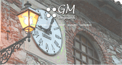 Desktop Screenshot of gm-impianti.com